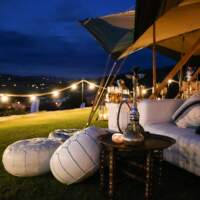 Arabian theme styled tipi by Blue Moon Event Design at Dubai Duty Free Corporate Event