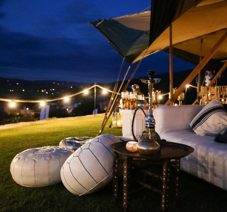 Arabian theme styled tipi by Blue Moon Event Design at Dubai Duty Free Corporate Event